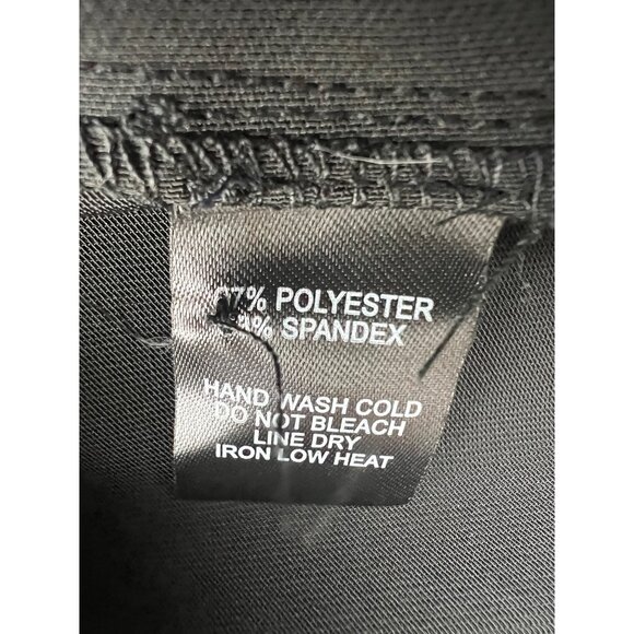 Lulus Follow Me Black Long Sleeve Dress Fit & Flare Dress Keyhole Back Medium - Picture 11 of 15